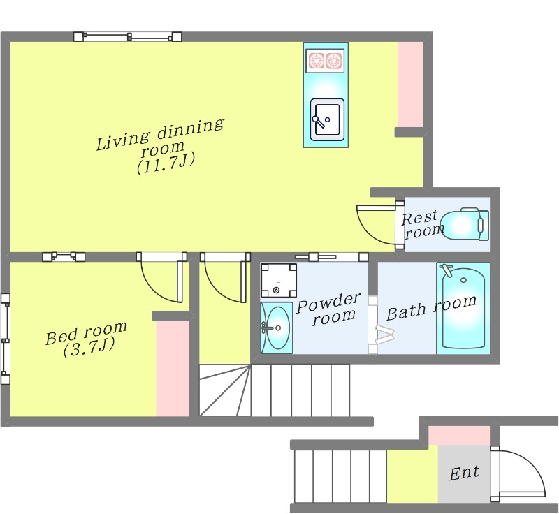 il mio campoⅡの間取り