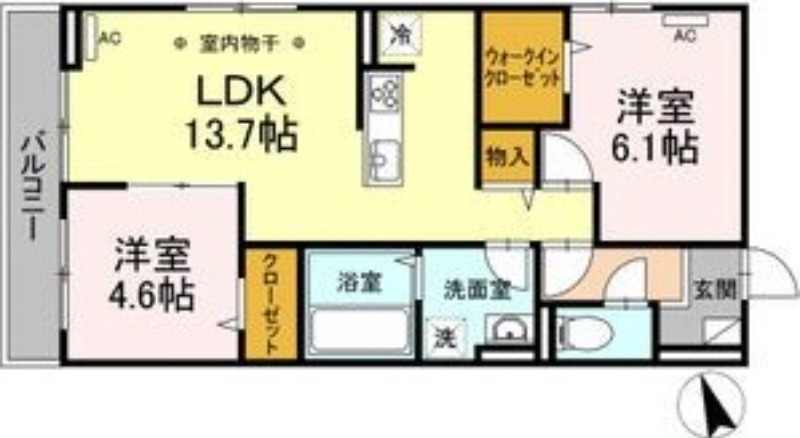 EC レジデンスの間取り