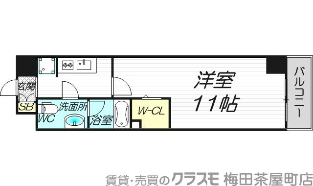 西中島の完工年月(2007年9月)築の賃貸マンションの間取り
