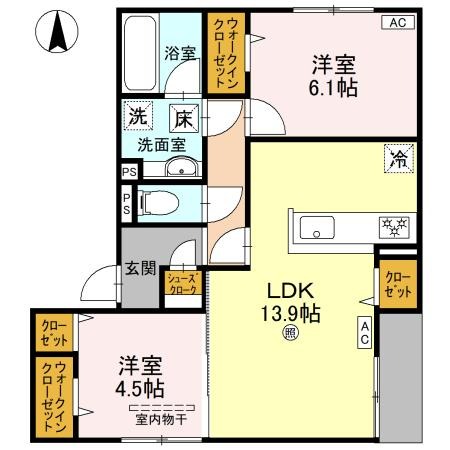 D-residence南茨木の間取り