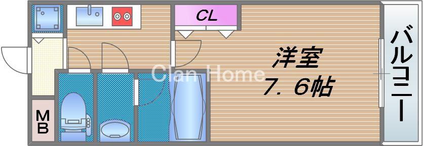 フジパレス中道の間取り