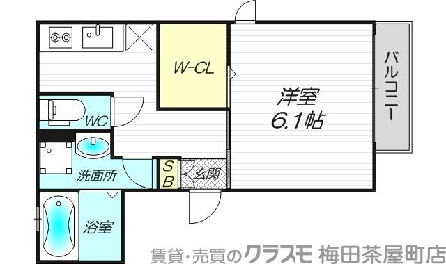 ダイワ・メゾン・三国本町の間取り