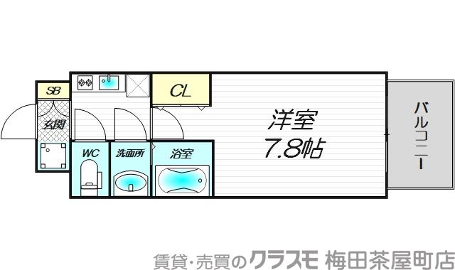 フォーリアライズ福島WESTの間取り