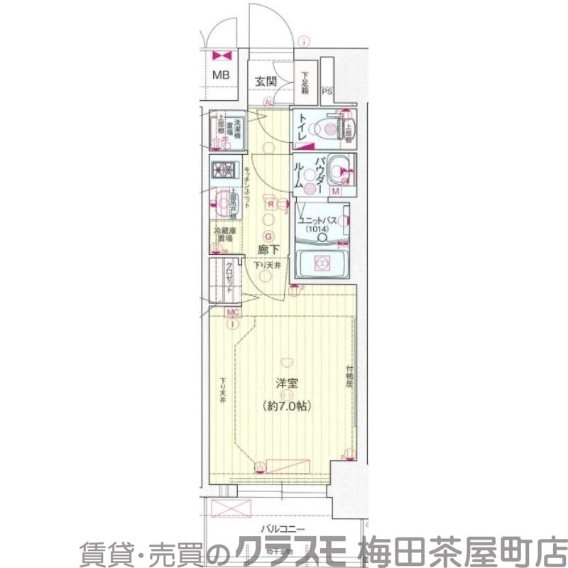 海老江の完工年月(2018年1月)築の賃貸マンションの間取り
