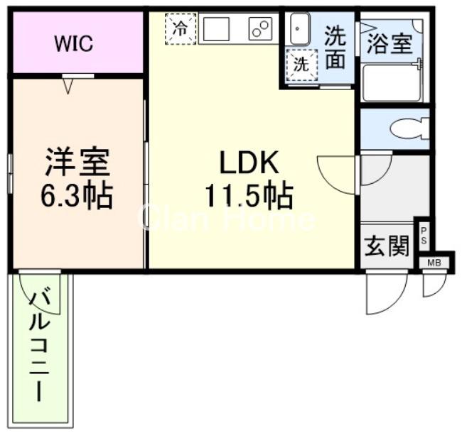 JT レジデンス 徳庵の間取り