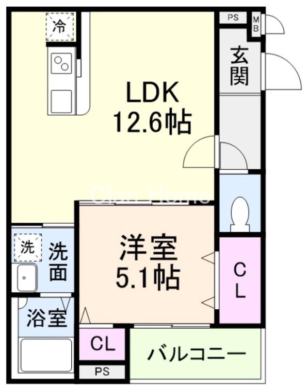 JT レジデンス 徳庵の間取り
