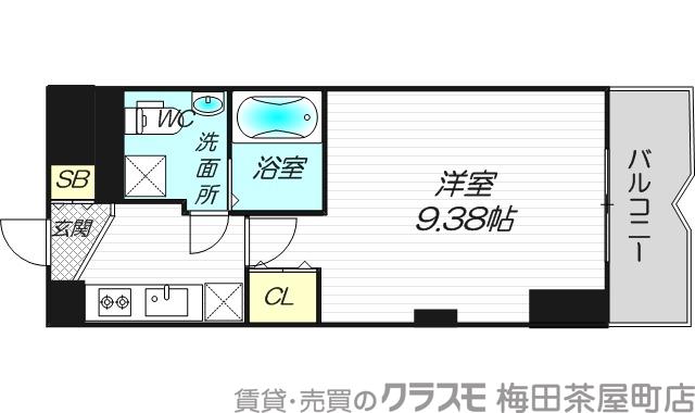 宮原の完工年月(2009年1月)築の賃貸マンションの間取り