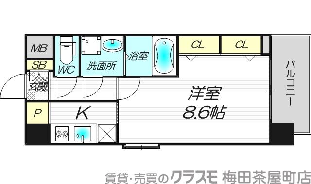 加島の完工年月(2016年3月)築の賃貸マンションの間取り