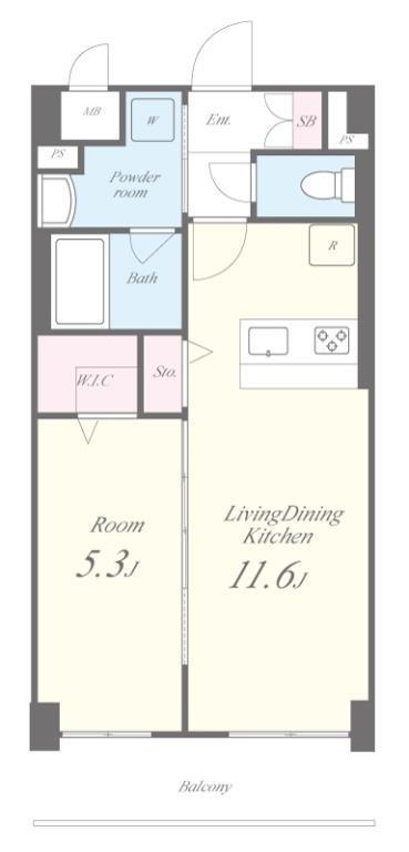 ラ ペーシュKINOの間取り