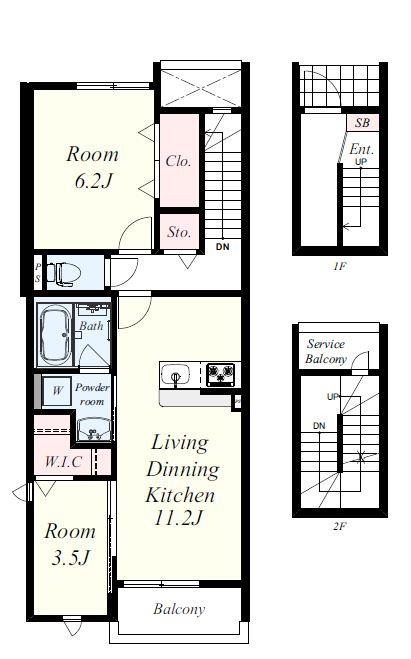 RF-Villageの間取り