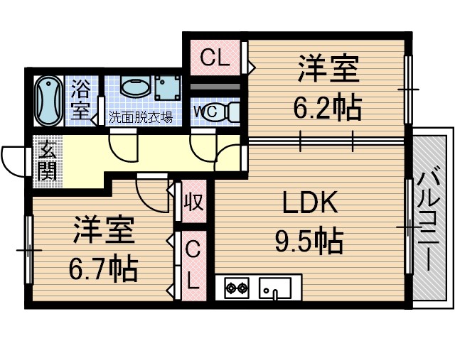 グランド秋桜の間取り