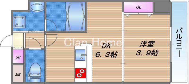 ヴィーナス今里の間取り