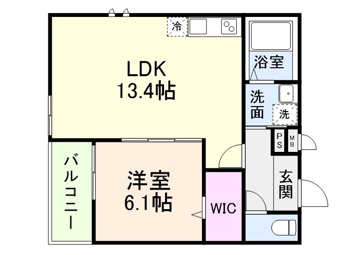 仮称)フジパレス戸伏町Ⅱの間取り