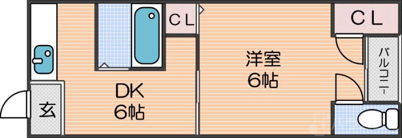 東京ハイツの間取り