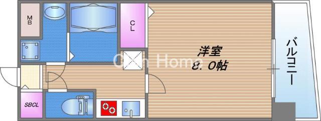 アドバンス大阪フェリシアの間取り