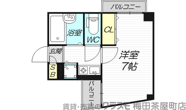 東三国の完工年月(1998年6月)築の賃貸マンションの間取り