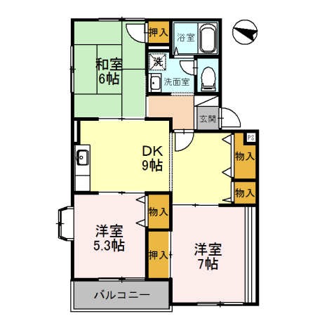 第2パールハイツの間取り