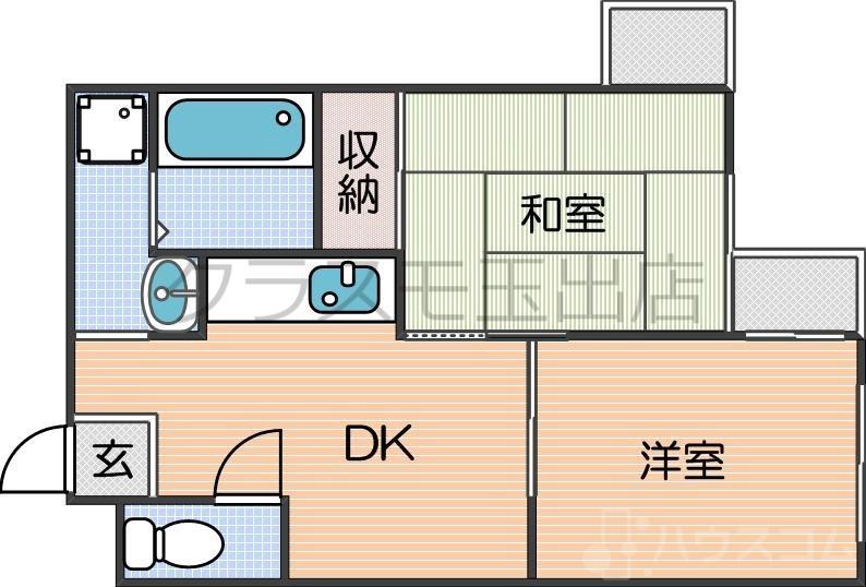 アクシスコート住之江の間取り