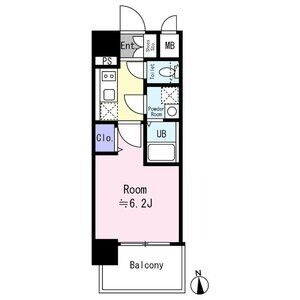 エスリード大阪イーストエッジの間取り