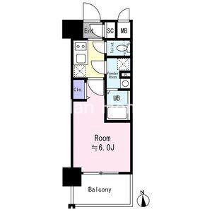 エスリード大阪イーストエッジの間取り