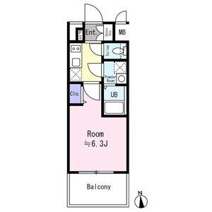 エスリード大阪イーストエッジの間取り