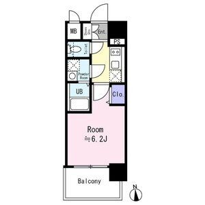 エスリード大阪イーストエッジの間取り