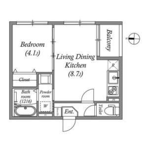ハーモニーテラスTOWAの間取り