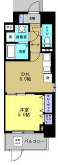 リアライズ鶴橋東Ⅱの間取り