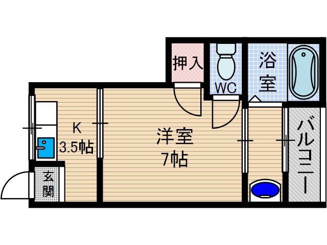 ヴィラナリー元町の間取り