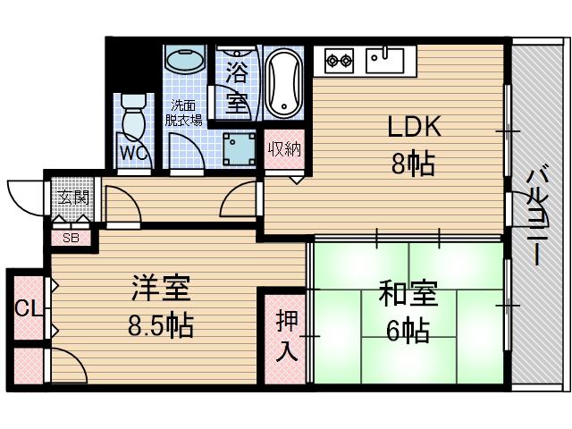 サンエイビルの間取り