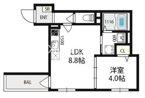 グリーンフォレストの間取り