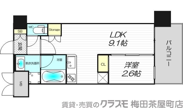 菅原の完工年月(2026年4月)築の賃貸マンションの間取り