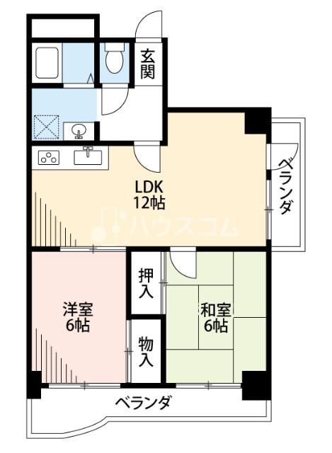CASA　SOLARの間取り
