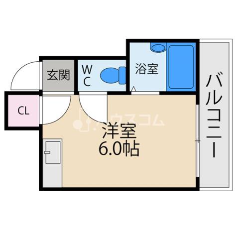 メビウスコウリレジデンスの間取り