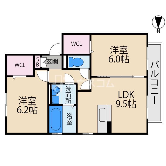 アムールの間取り