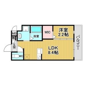 蔵垣内の完工年月(2026年8月)築の賃貸マンションの間取り