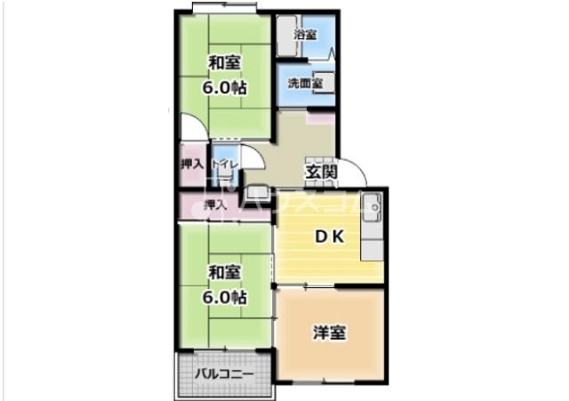 パステルハイツの間取り