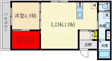 メゾンドリュクルの間取り