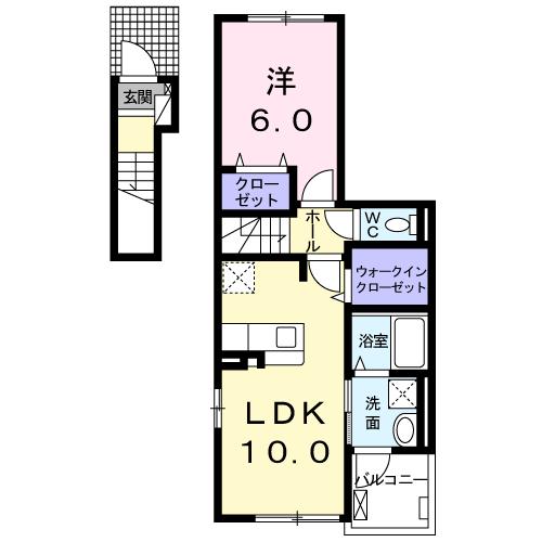 スカイコートの間取り