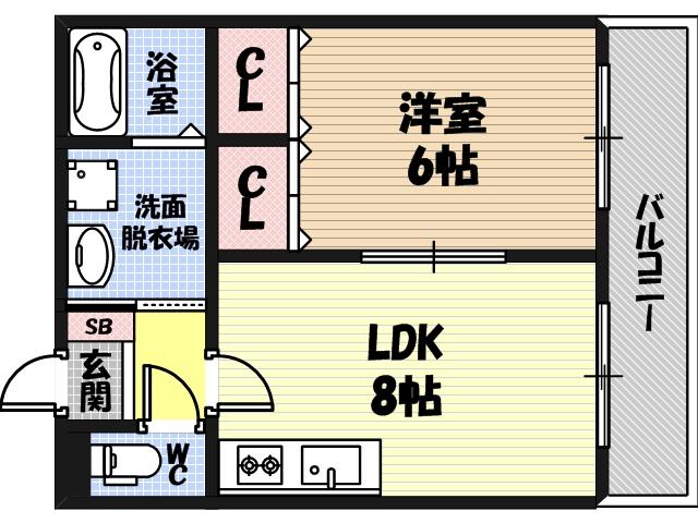 ラフィーネシャンブルの間取り