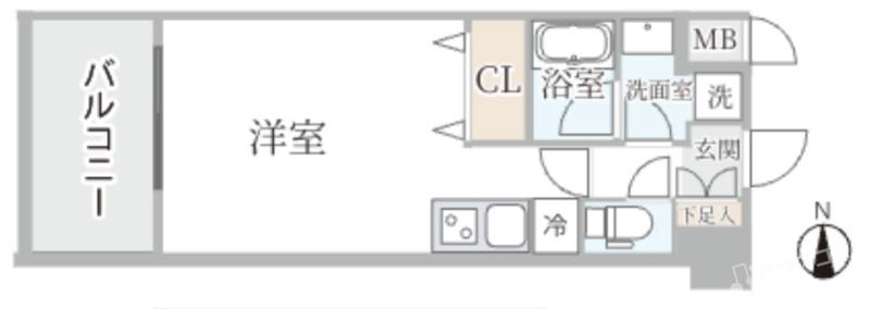 満寿美町の完工年月（2010年11月）築の賃貸マンションの間取り