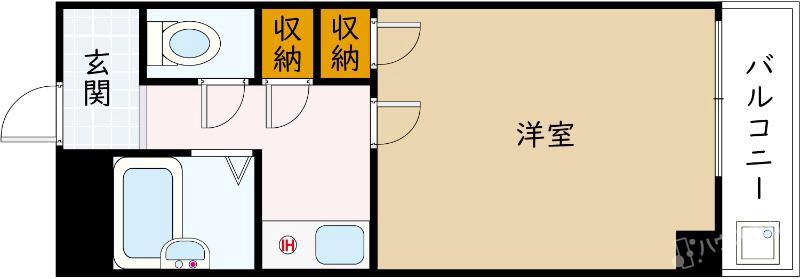 菅原町の完工年月（1990年2月）築の賃貸マンションの間取り