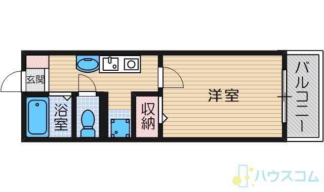 ラフィーネ筒井の間取り