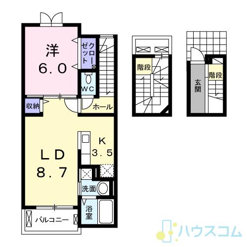 ブリーゼ・エムの間取り