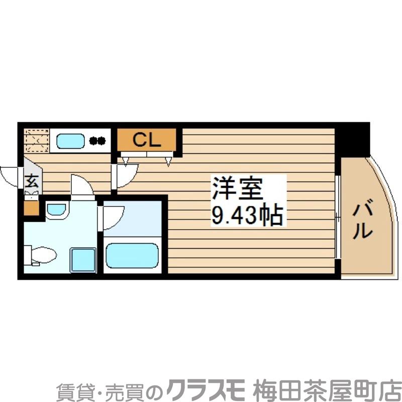 SERENiTE天六西の間取り
