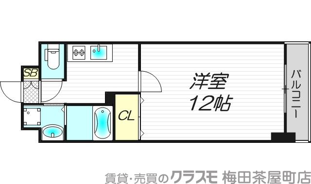 西ノ京月輪町の完工年月（2009年6月）築の賃貸マンションの間取り