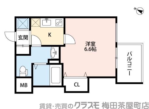フレンシアノイエ東三国の間取り