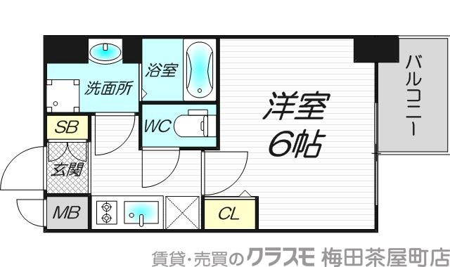 エスリード新大阪グランファーストの間取り