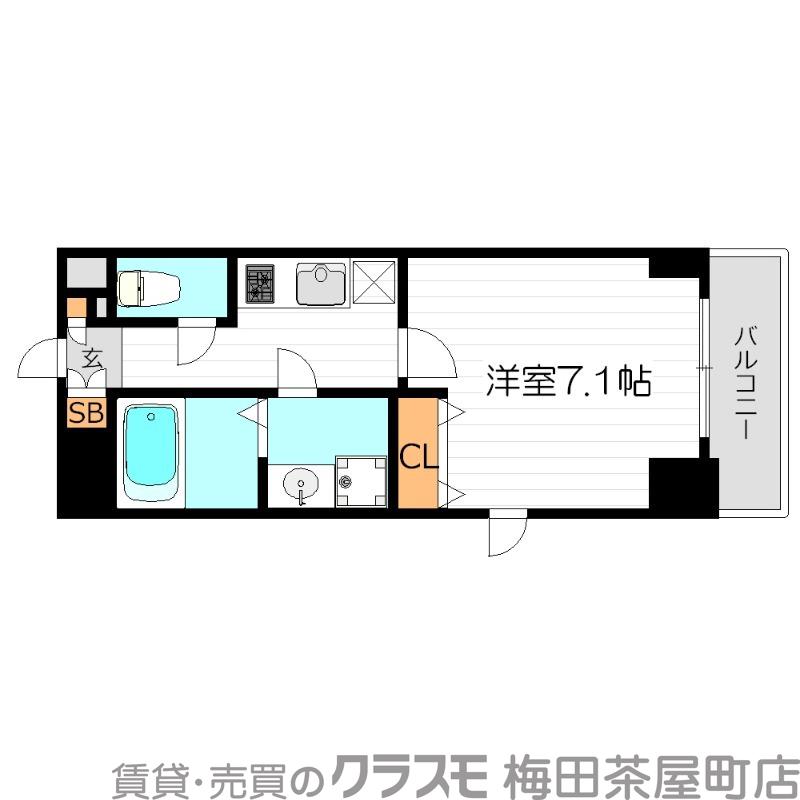 S-RESIDENCE Hommachi Marksの間取り