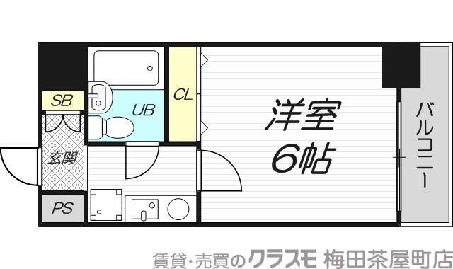 エスリード新大阪第2の間取り